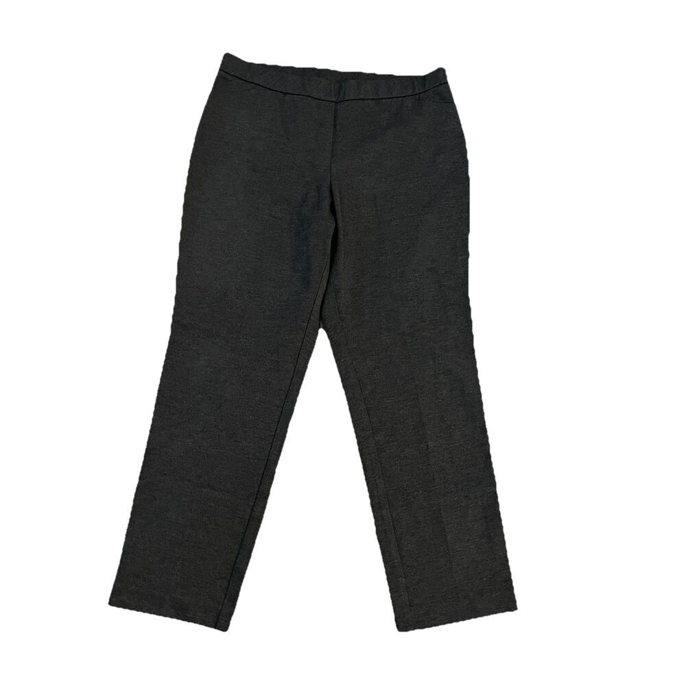 J. Jill Women’s Pants Large Ponte Slim Leg‎ Charcoal